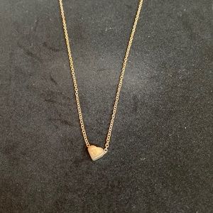 Heart charm necklace